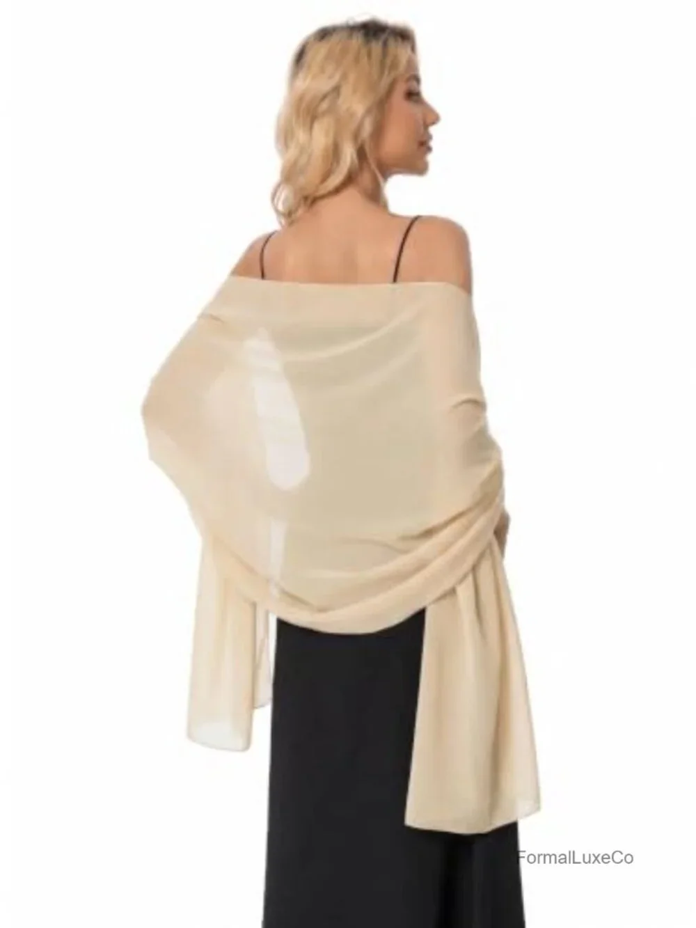 Chiffon Shawl Wrap Evening Dresses Bridal Stole Scarf